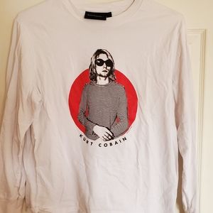 Kurt Cobain long sleeve graphic tee